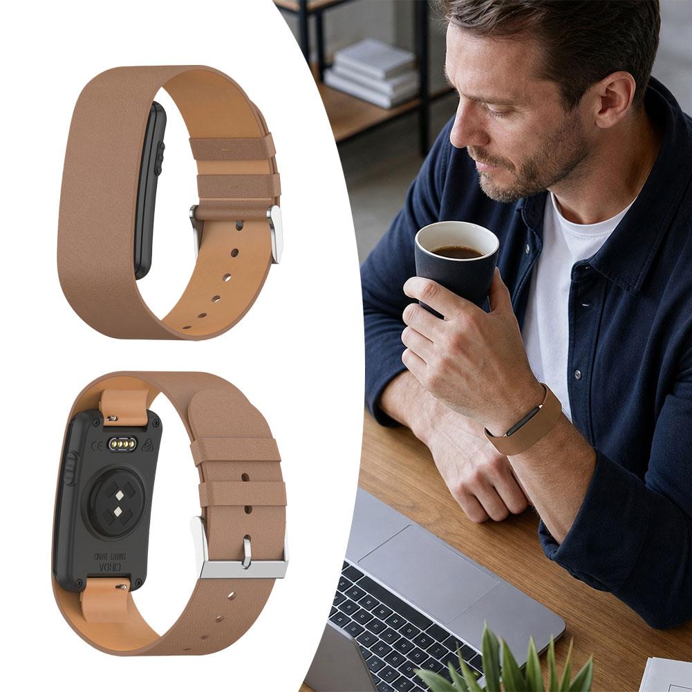 Leather Strap Quick Release - Кожаный ремешок для Garmin CIRQA, прочный,