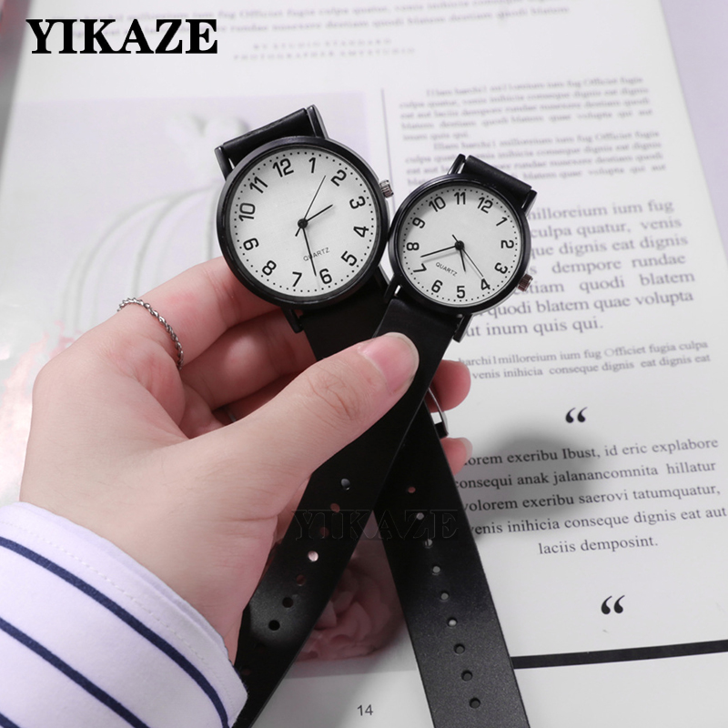 Silicone Band Women - Часы YIKAZE женские кварцевые, простые наручные,