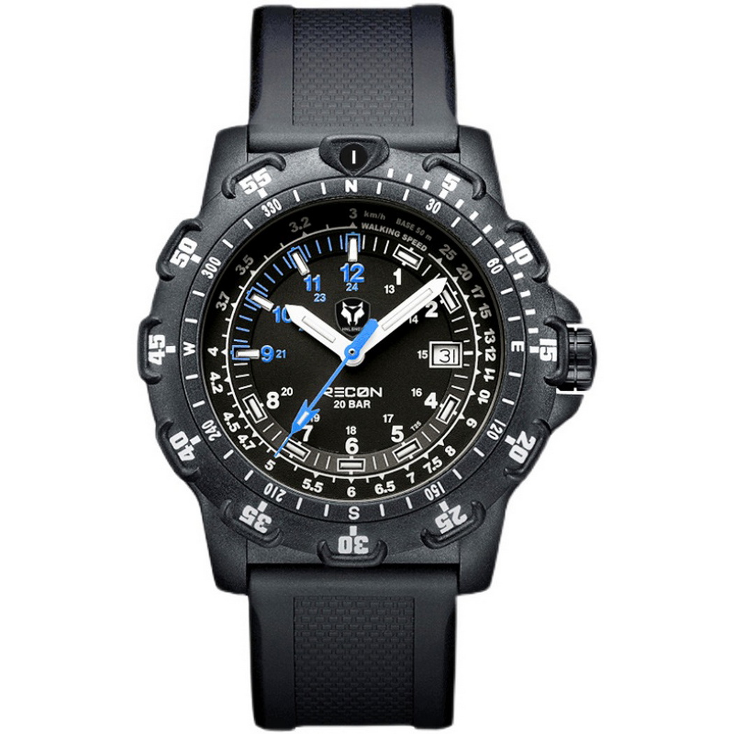 Hnlgnox Мужские часы-пилот Спо – обзор и цена Rubber Strap Diver