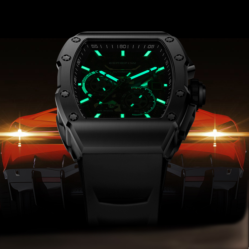 Мужские полностью автоматическ – обзор и цена Rubber Strap Diver