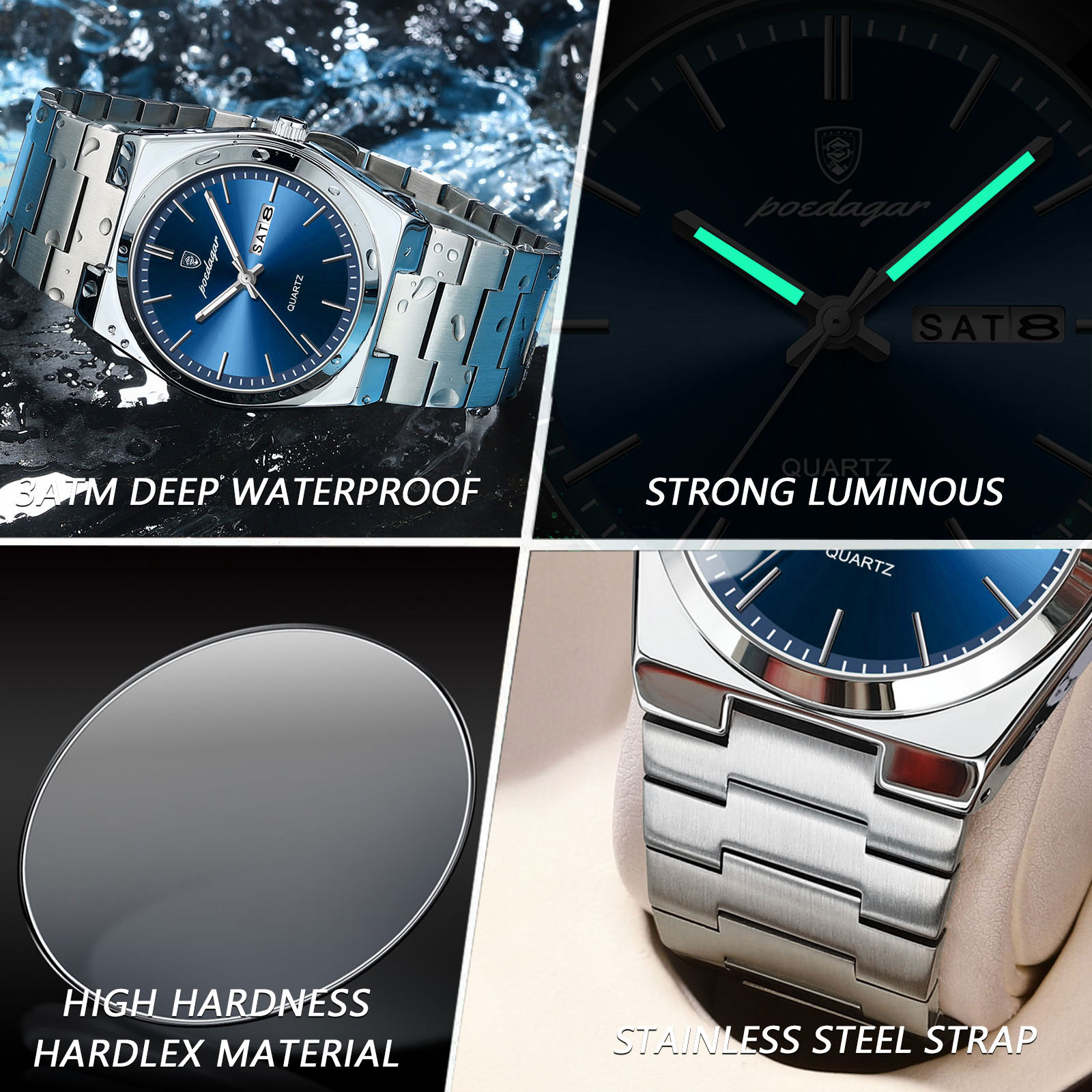 POEDAGAR Роскошные часы для му – обзор и цена Patek Philippe Watch Nautilus