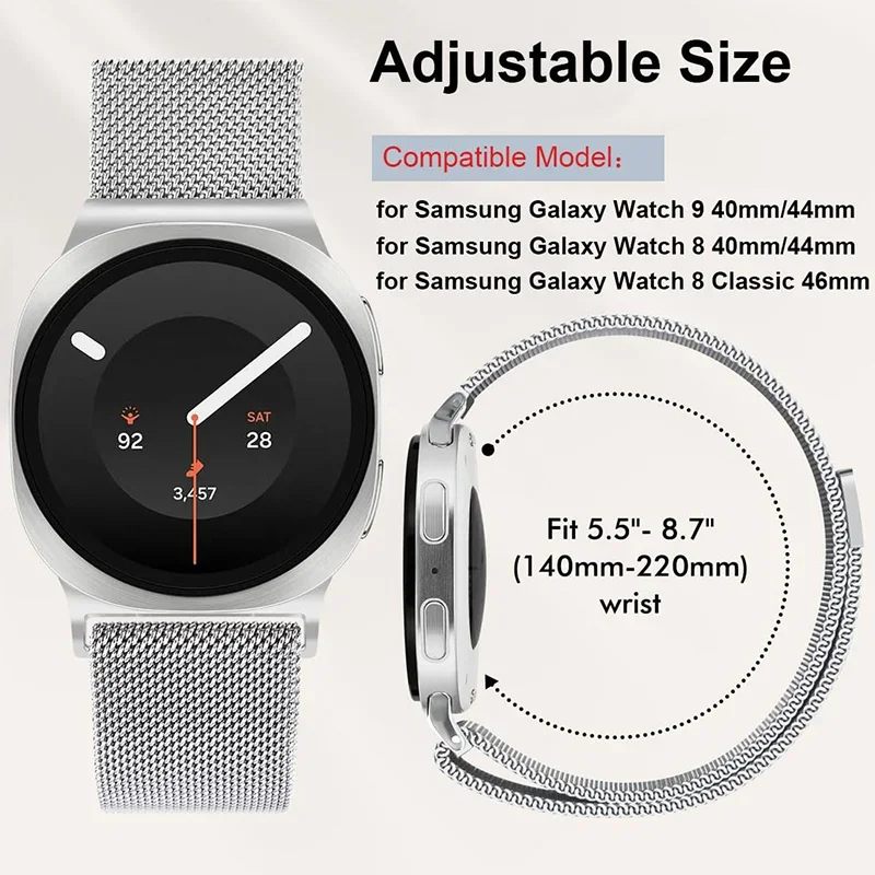 Металлический миланский ремешо – обзор и цена Milanese Loop Magnetic