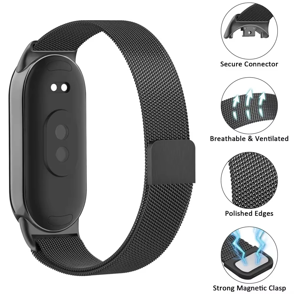 Металлический ремешок в виде м – обзор и цена Milanese Loop Magnetic
